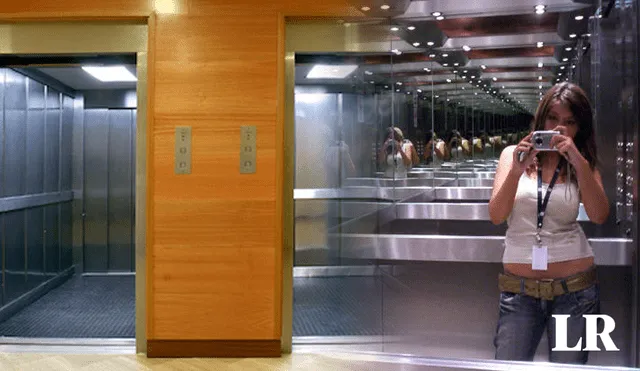 Los espejos en los ascensores cumplen múltiples funciones que van más allá de la vanidad personal. Foto: composición Fabrizio Oviedo/LR/Difusión