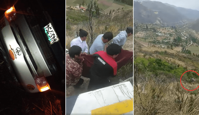 Lamentable accidente de tránsito en la región Huancavelica. Foto: composición LR/difusión