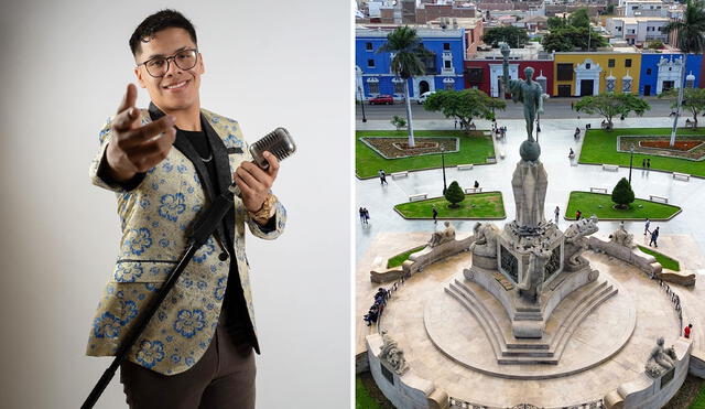 El cantante viene siendo la sensación en la cumbia peruana. Foto: Composición LR / Instagram Los Complices de la Cumbia / Andina