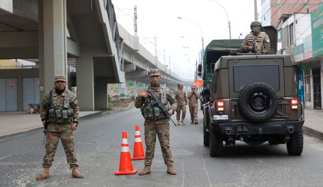 Las autoridades indicaron que presencia militar es un disuasivo. Foto: Gobierno del Perú