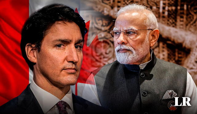 Justin Trudeau señaló que los servicios de inteligencia de Canadá investiga la posible participación de las autoridades indias en el asesinato del activista Hardeep Singh Nijjar. Foto: composición LR/AFP