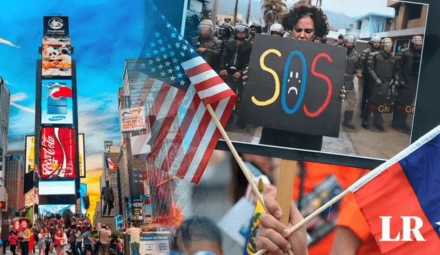 Crímenes del régimen de Maduro serán mostrados en pantallas de Times Square. Foto: composición de Fabrizio Oviedo/LR/Ingfbruno