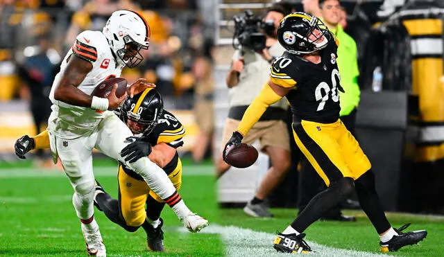 Los Pittsburgh Steelers anotaron dos touchdowns generados por la defensa. Foto: composición LR / AFP