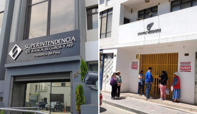La SBS ordenó el cierre de ocho cooperativas que se encuentran en diversas regiones del Perú. Foto: composición LR/Andina/RadioUno