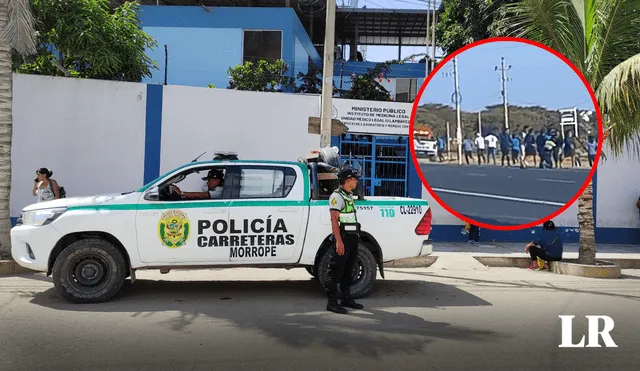 Policías de Mórrope fueron examinados en el Instituto de Medicina Legal. Foto: La República