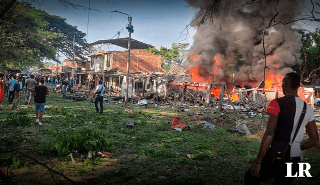 Atacan con explosivos una estación policial de Cauca. Foto: Revista Semana