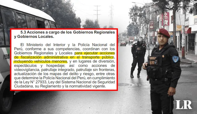 El Gobierno ha indicado que se ejecutarán acciones de fiscalización en el transporte. Foto: composición Álvaro Lozano/ La República/ Marco Cotrina