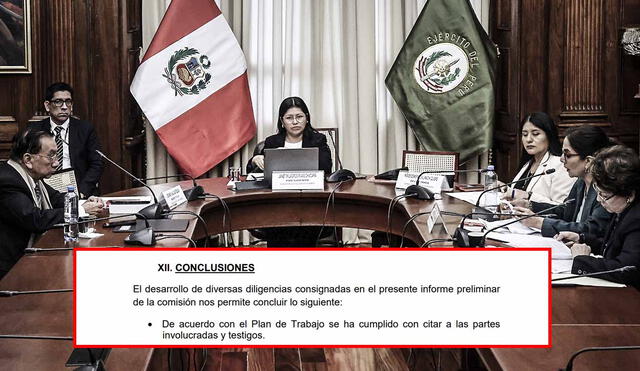 Comisión de Justicia, a cargo de Janet Rivas, de Perú Libre. (Foto composición: La República)