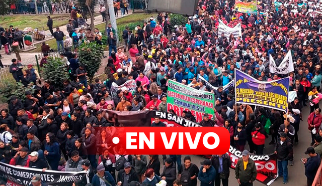 Diversos cuidadanos se unen a esta Marcha contra el Sicariato en San Juan de Lurigancho. Foto: Bloque Unitario de los Pueblos -SJL- Video: Bella Alvites/La República