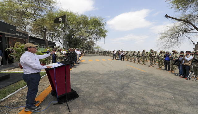 Alberto Otárola llegó a Piura para dar a conocer nuevas disposiciones por 60 días. Foto: Maribel Mendo LR