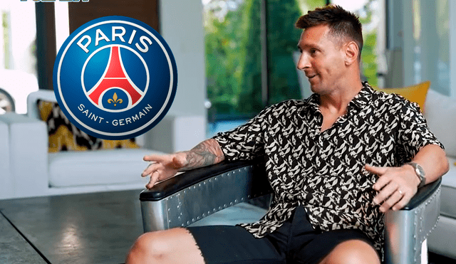 Lionel Messi llegó al PSG procedente del Barcelona. Foto: composición LR/PSG/YouTube de OLGA - Video:YouTube de OLGA