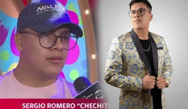 Chechito sigue firme en sus presentaciones junto a 'Los complices de la cumbia'. Foto: composición LR/ Instagram / América TV