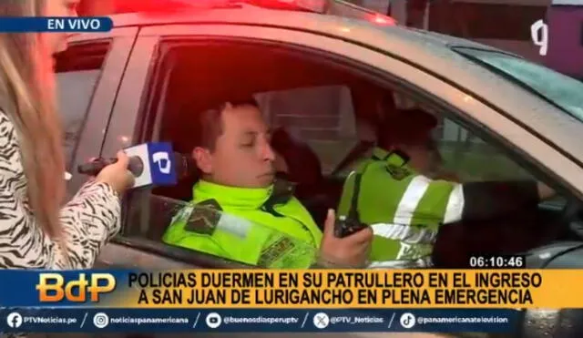 El Gobierno declaró en emergencia los distritos de San Juan de Lurigancho y San Martín de Porres por la inseguridad. Foto: captura Panamericana TV.