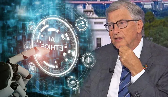 Bill Gates volvió a advertir sobre los peligros de la IA. Foto: composición LR/captura de MSNBC