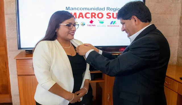 Los gobernadores Gilia Gutiérrez de Moquegua y Rohel Sánchez de Arequipa tiene como mismo colaborador a empresario Luis Sanca.. Foto: La República