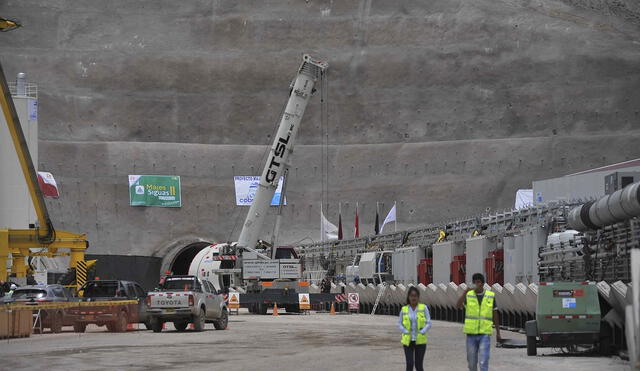 Maquina fue traída en el años 2017 desde China pero avanzó menos de 1 kilómetros de tunel para proyecto. Foto: La República