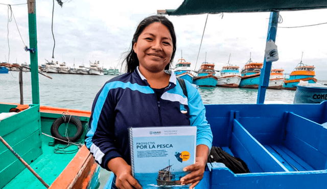 Susy Querevalú ahora tiene mejor condición económica en la pesca. Foto: Carlos Olivares/SPDA