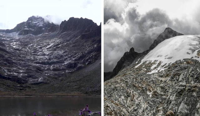 El último glaciar en Venezuela habría perdido el 99% de su superficie. Foto: composiciónLR/Tal Cual/Voz de América