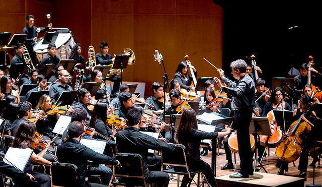 Orquesta Sinfónica Nacional Juvenil Bicentenario, elenco oficial del Mincul. Foto: Mincul