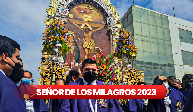 En octubre, se lleva a cabo el recorrido oficial del Señor de los Milagros. Foto: composición LR