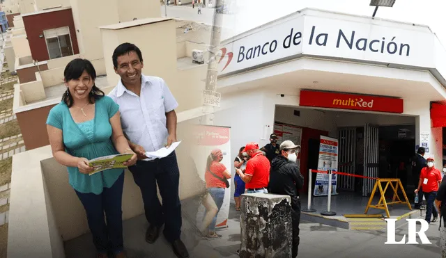 Los trabajadores públicos pueden obtener el financiamiento de una casa propia a través del crédito hipotecario del Banco de la Nación. Foto: composición de Fabrizio Oviedo/La República/Andina