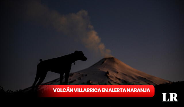 El volcán Villarrica afecta a distintas zonas del centro de Chile. Foto: composición LR/AFP