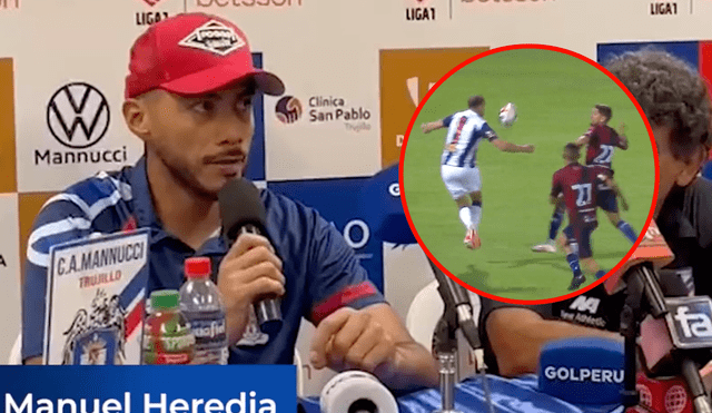 Manuel Heredia cuestionó al árbitro en el segundo gol de Alianza Lima. Foto: composición LR/Ovación/GolPerú