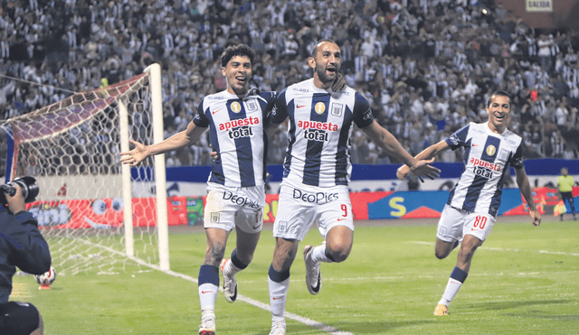 Imparable. Hernán Barcos llegó a las 43 anotaciones con Alianza Lima y se ubica como el decimoquinto goleador histórico en el club blanquiazul. Foto: difusión