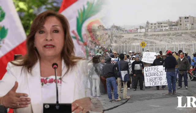 Prefecta confirma protestas contra Dina Boluarte en Arequipa. Foto: composición LR