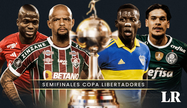 Las semifinales de la Copa Libertadores contará con 3 equipos brasileños y un argentino. Foto: composición de Fabrizio Oviedo/GLR