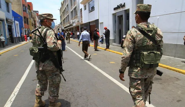 Reiteran pedido. Las autoridades trujillanas y liberteñas, al igual que la población, exigen que los soldados patrullen calles. Foto: La República