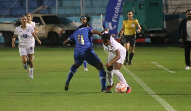 Honduras suma cuatro puntos en el grupo B de la Liga B de la Copa Oro W. Foto: Deportes TVC