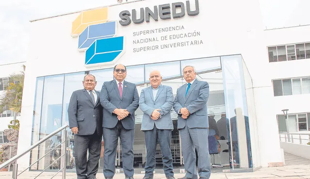 A su medida. Miembros del Consejo Directivo de la Sunedu fueron elegidos por universidades que serán fiscalizadas por ellos. Foto: difusión