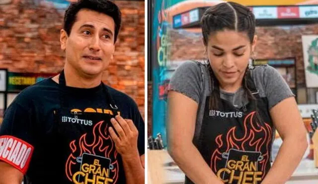 Armando Machuca y Sirena Ortiz no convencieron al jurado y pasaron a noche de sentencia en 'El gran chef: famosos'. Foto: Composición LR/Captura Latina