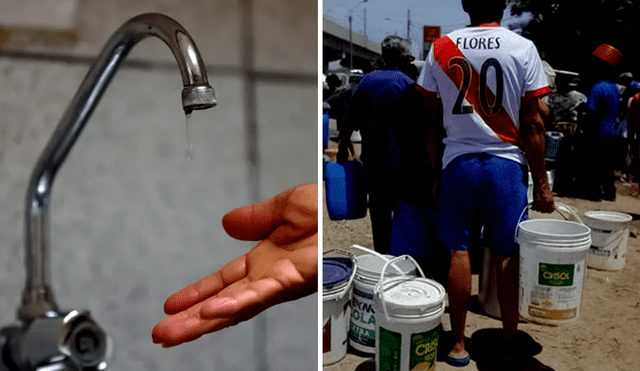 Sedapal informó que se brindará agua gratis los días de suspensión del servicio. Foto: composición/La República