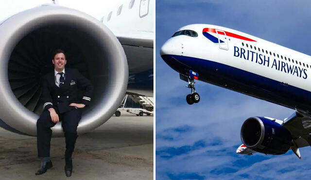 Mike Beaton, un piloto de British Airways, fue despedido por intentar volar bajo los efectos de la cocaína. Foto: composición LR/The Sun/British Airways