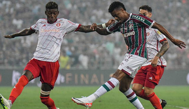 Fluminense e Inter luchan por llegar a la final de la Copa Libertadores 2023. Foto: Conmebol.