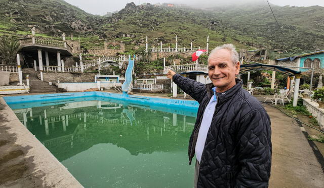 Conoce la historia de amor detrás de la creación de una piscina en VMT. Foto: La República