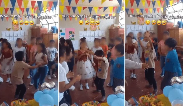 Menores festejan al ritmo de canciones de fallecido Kevin Pedraza. Foto: composición LR/@soniatullumellue - Video: @soniatullumellue
