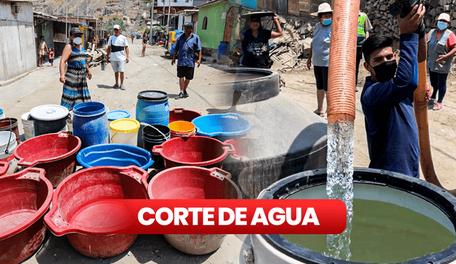 Conoce los detalles del corte de agua en Lima para este jueves 28 de septiembre. Foto: AFP