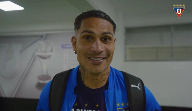 Paolo Guerrero tiene contrato hasta fin de año con LDU. Foto: captura de LDU Oficial