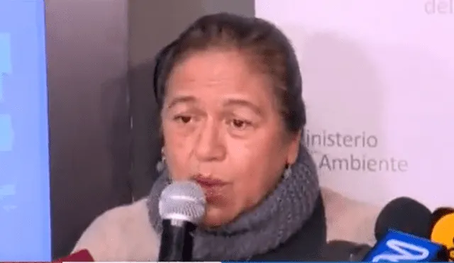Ministra Albina Ruiz fue criticada por sus declaraciones respecto al corte masivo de agua. Foto: Canal N