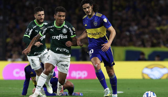 Boca Juniors vs. Palmeiras jugaron en La Bombonera. Foto: AFP