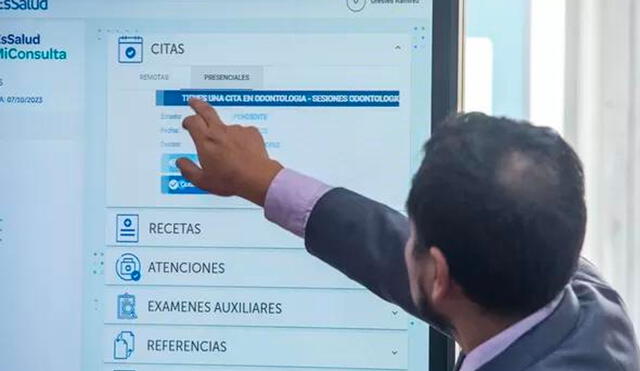 La aplicación es usada por ciudadanos en regiones. Foto: EsSalud