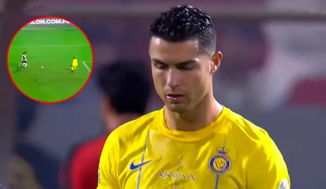 Cristiano Ronaldo realizó una jugada bastante similar a la del futbolista de FBC Melgar. Foto: captura de Band Sports/Liga 1 Max - Video: Band Sports
