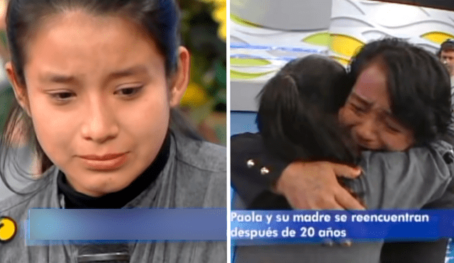 Paola Farfán logró encontrarse con su madre luego de 20 años de búsqueda. Foto: composición LR/captura de Youtube/@David Nostas el buscapersonas