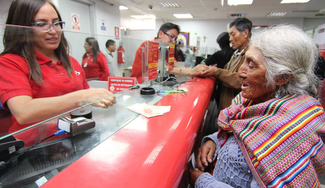 Con la 'pagatón dominical', Pensión 65 espera atender a 14.000 adultos mayores. Foto: Andina