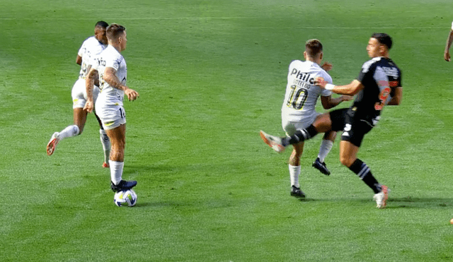 Yeferson Soteldo es una de las figuras del Santos FC de Brasil. Foto: composición LR/Ge - Video: Ge