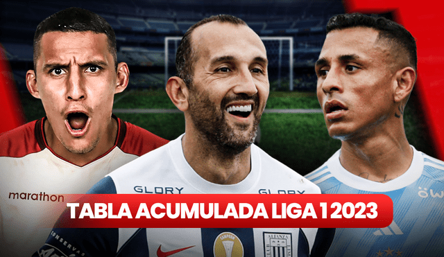 Alianza Lima se mantiene como líder de la tabla acumulada, seguido de la 'U' y Sporting Cristal. Foto: composición GLR/Jazmin Ceras