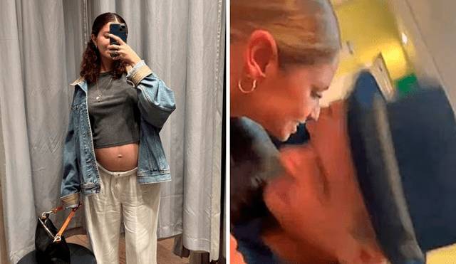Karina Rivera y Orlando Fundichely se mostraron más que emocionados por el embarazo de su hija. Foto: Composición LR/Instagram Karina Rivera/Doris Fundichely